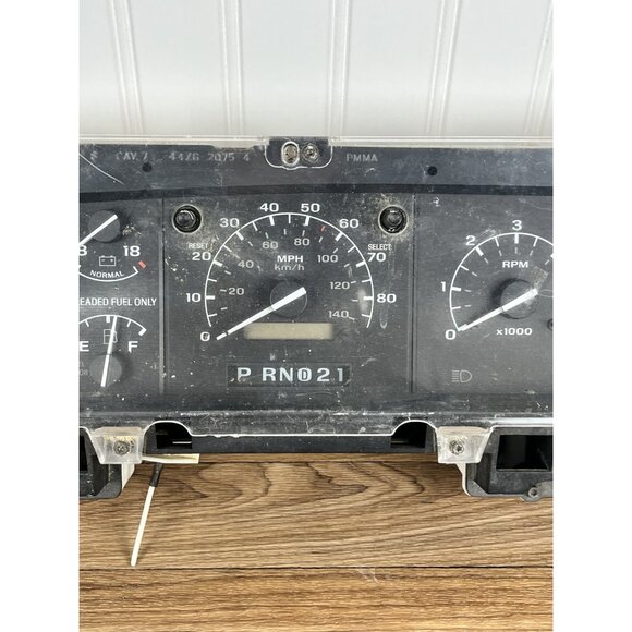 92-97 Ford F250 F350 Instrument Cluster Speedometer Diesel Unknown Miles - Picture 4 of 14
